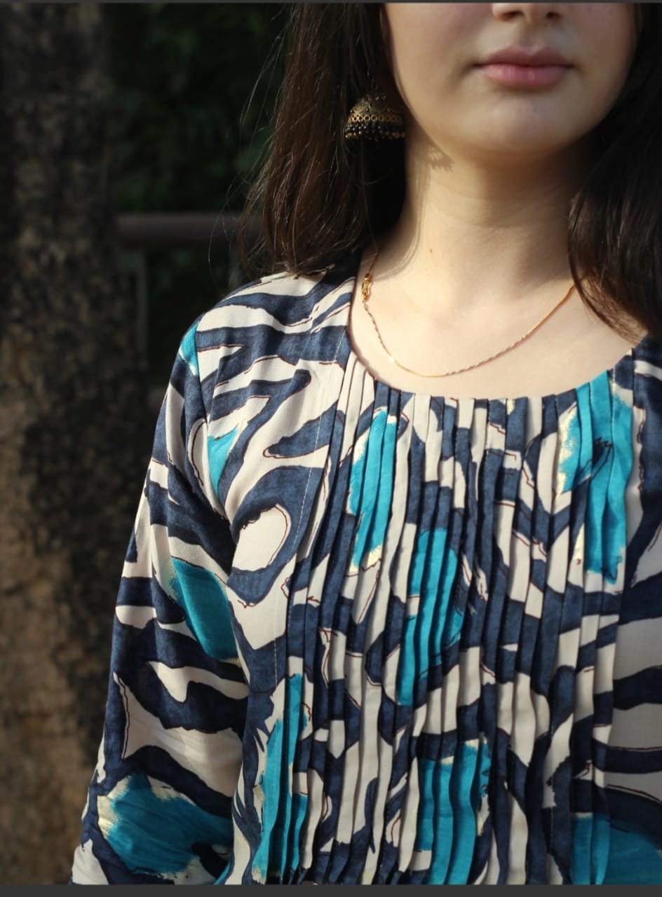 COTTON SANGANERI PROCINE PRINTED CO-ORD SET UP-N-DOWN