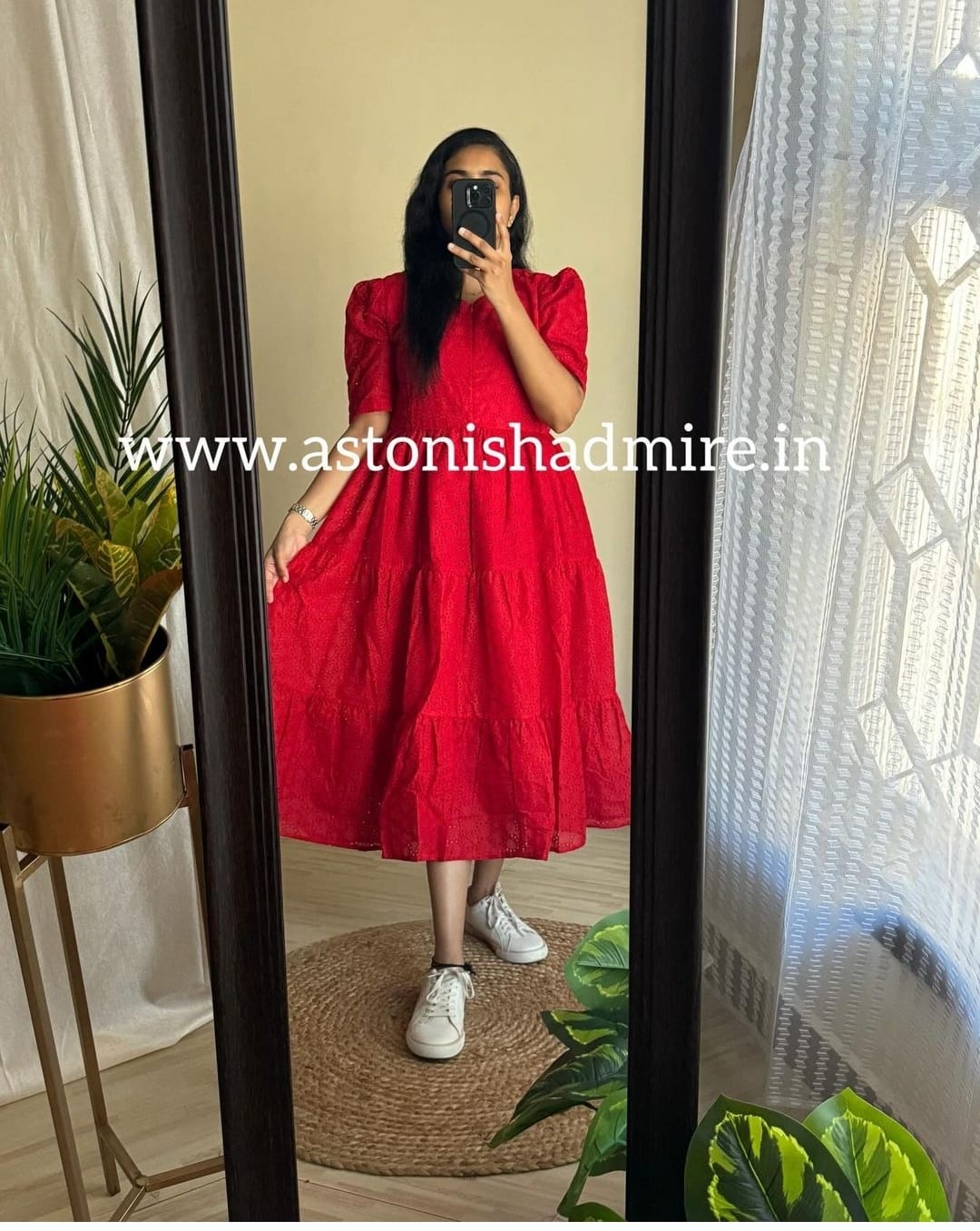 Premium cotton printed fir flair dresses