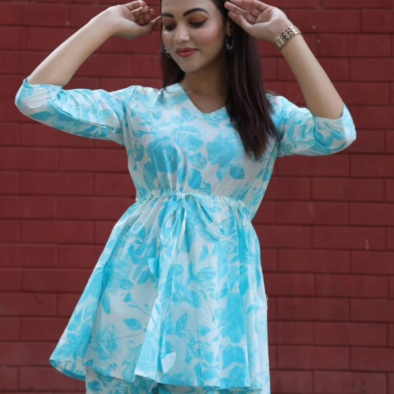 Glam up your Look with our new cotton cord-sets giving u comfort and trendy look