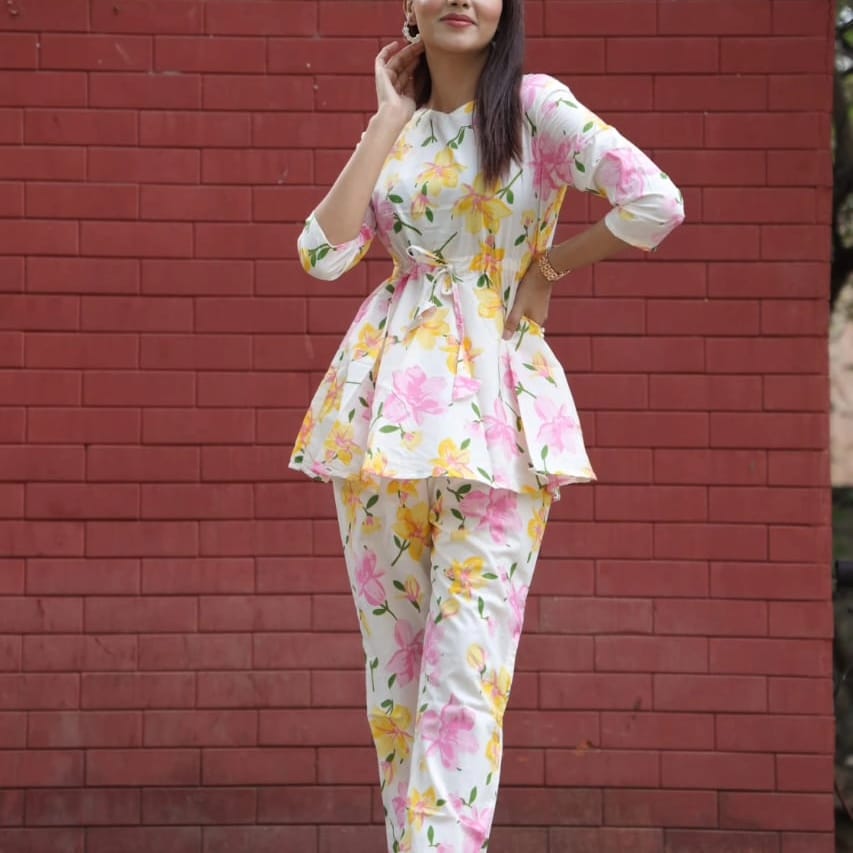 Glam up your Look with our new cotton cord-sets giving u comfort and trendy look