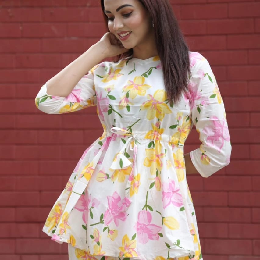 Glam up your Look with our new cotton cord-sets giving u comfort and trendy look