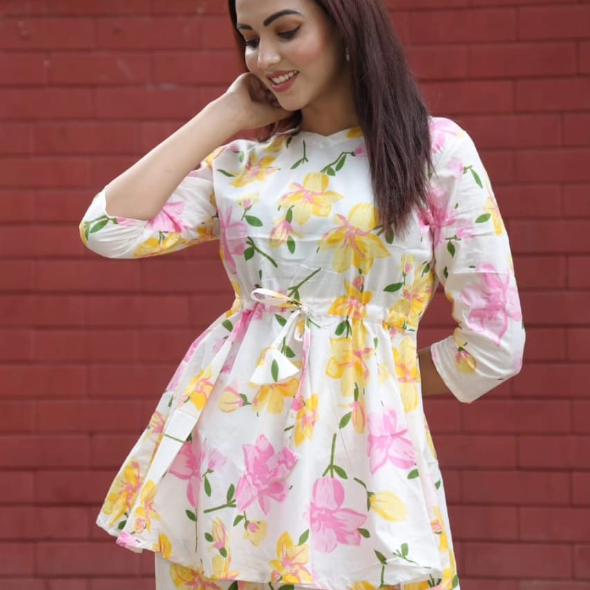 Glam up your Look with our new cotton cord-sets giving u comfort and trendy look