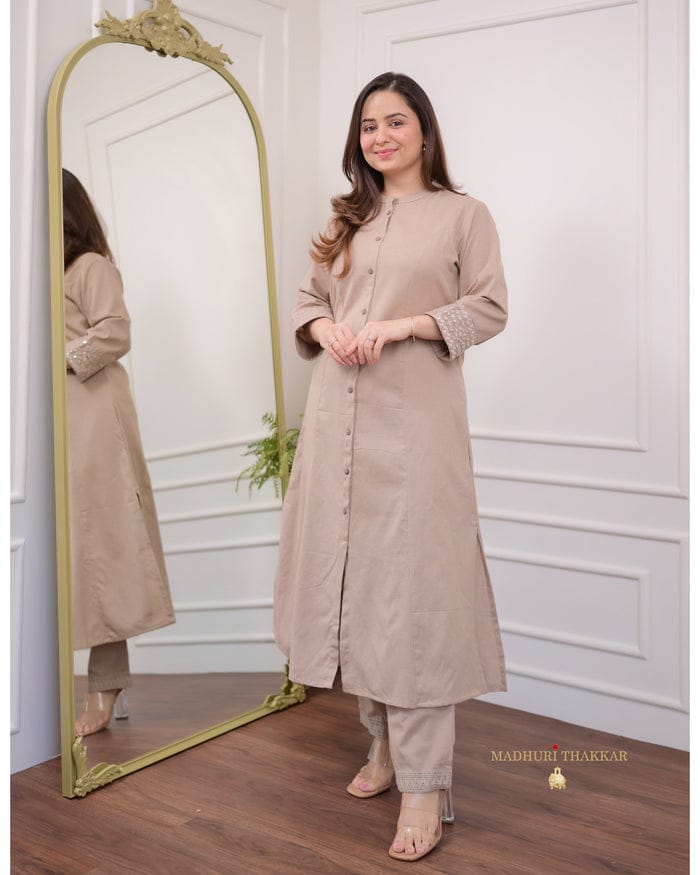 Cotton comfort meets amazing A-line cut with our newly lunched Kurta Sets.