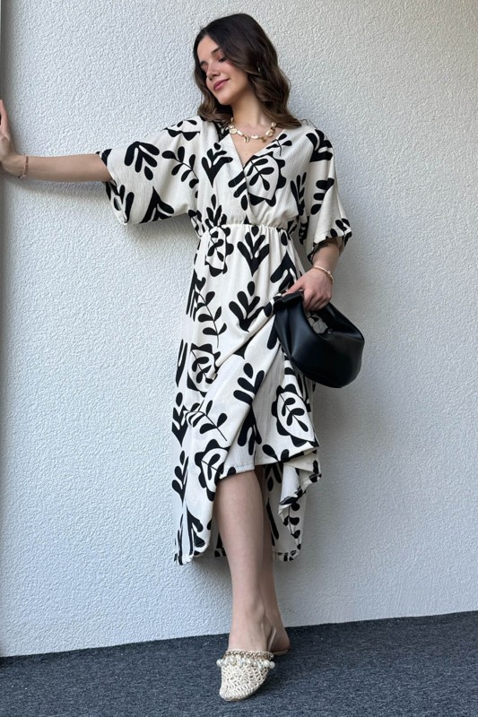 New gown and summery floral prints.