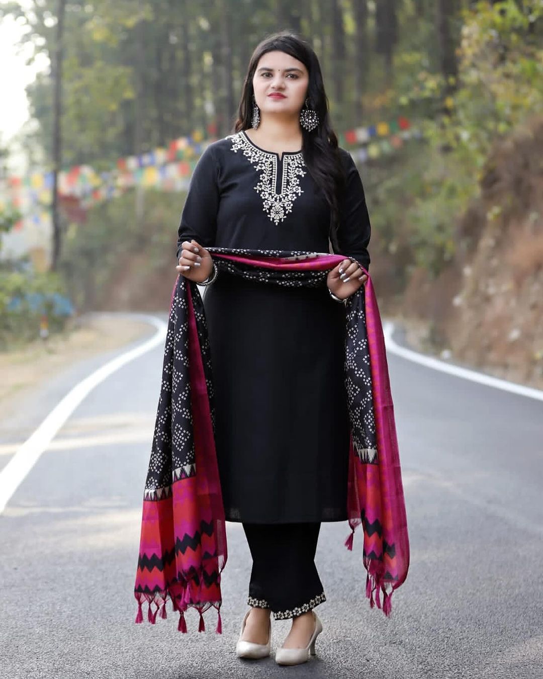 Sophistication with our brown cotton khadi suit set