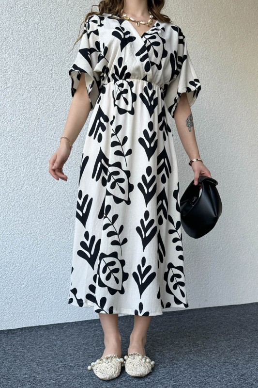New gown and summery floral prints.