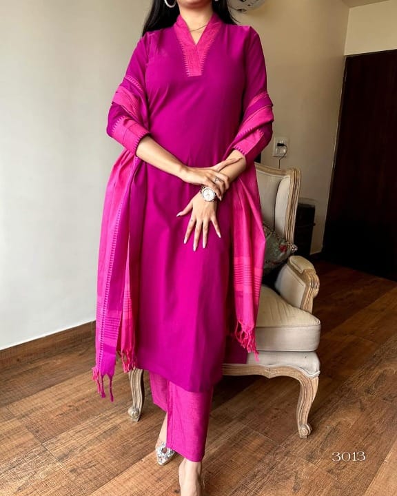 Combinations of golden self zari border self thread handloom  south cotton kurta
