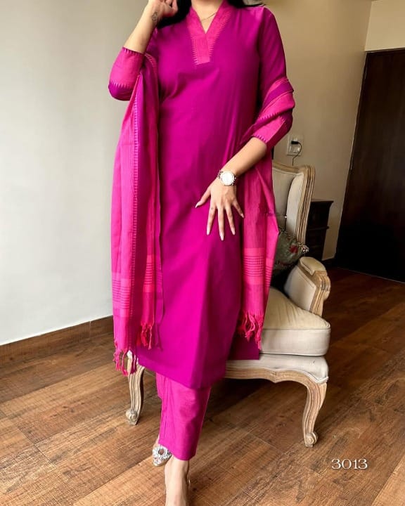 Combinations of golden self zari border self thread handloom  south cotton kurta