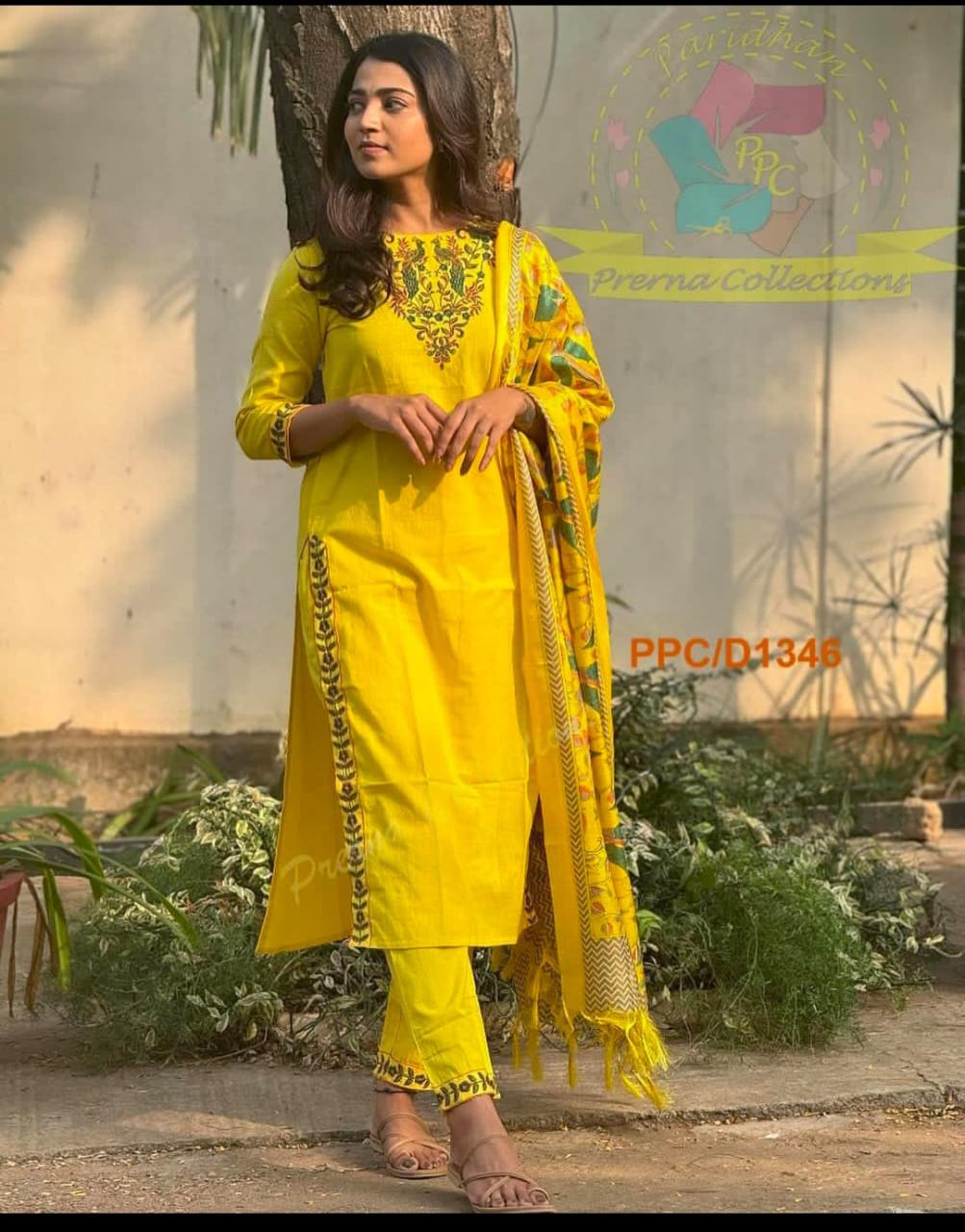 HANDLOOM EMBROIDERY SUIT SET
