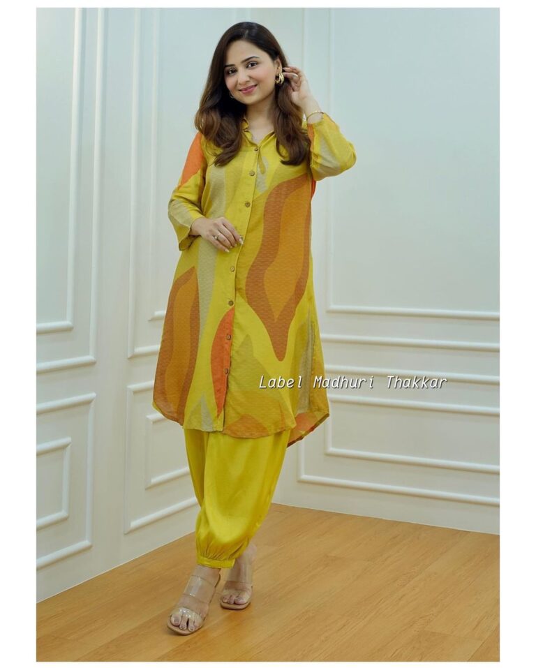Digital printed Kurti Muslin Cotton Afghani pant Co-ord Sets