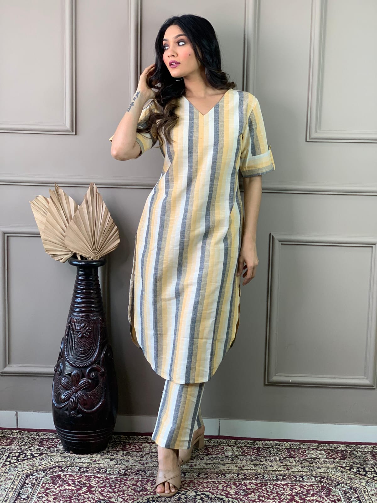 New series 'Stripes' in kurta set