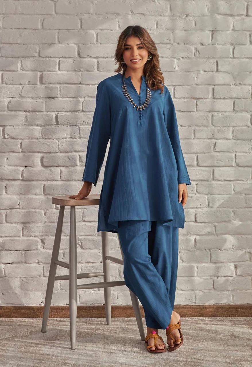 Solid Colors Cotton Coord Set â€“ a timeless classic for versatile elegance.