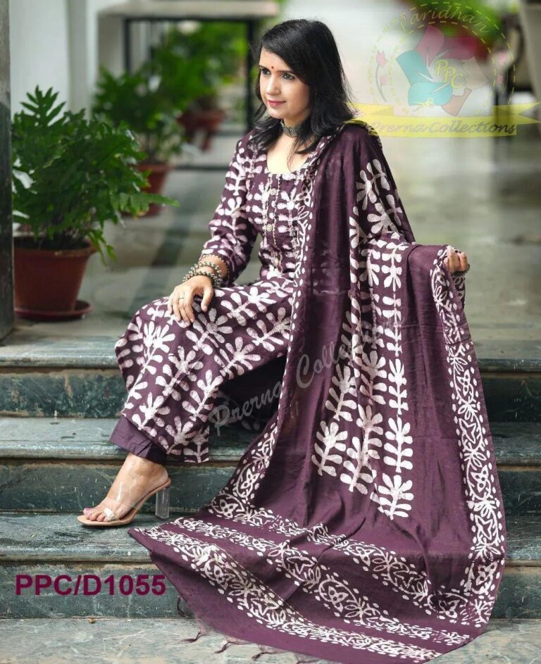 Pure fine reyon fabric with Hand wark  Kurti with Pant with cotton 100-100 Dupatta