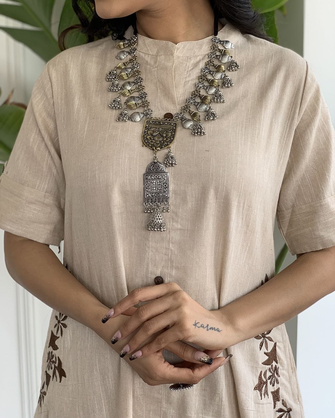 South cotton aline kurta set